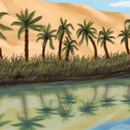 oasisinthedesert oasis palmeras desierto freetoedit dcoasisinthedesert