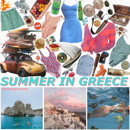 freetoedit greece summer beach beachside