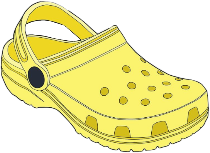 yellow crocs shoes