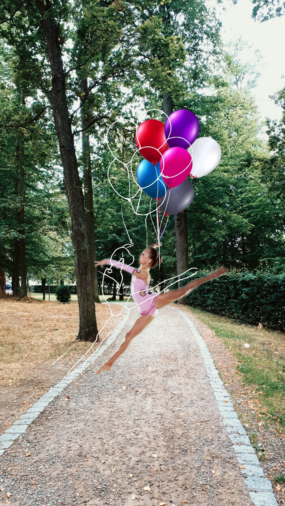 #balloon #gymnast #park #nice