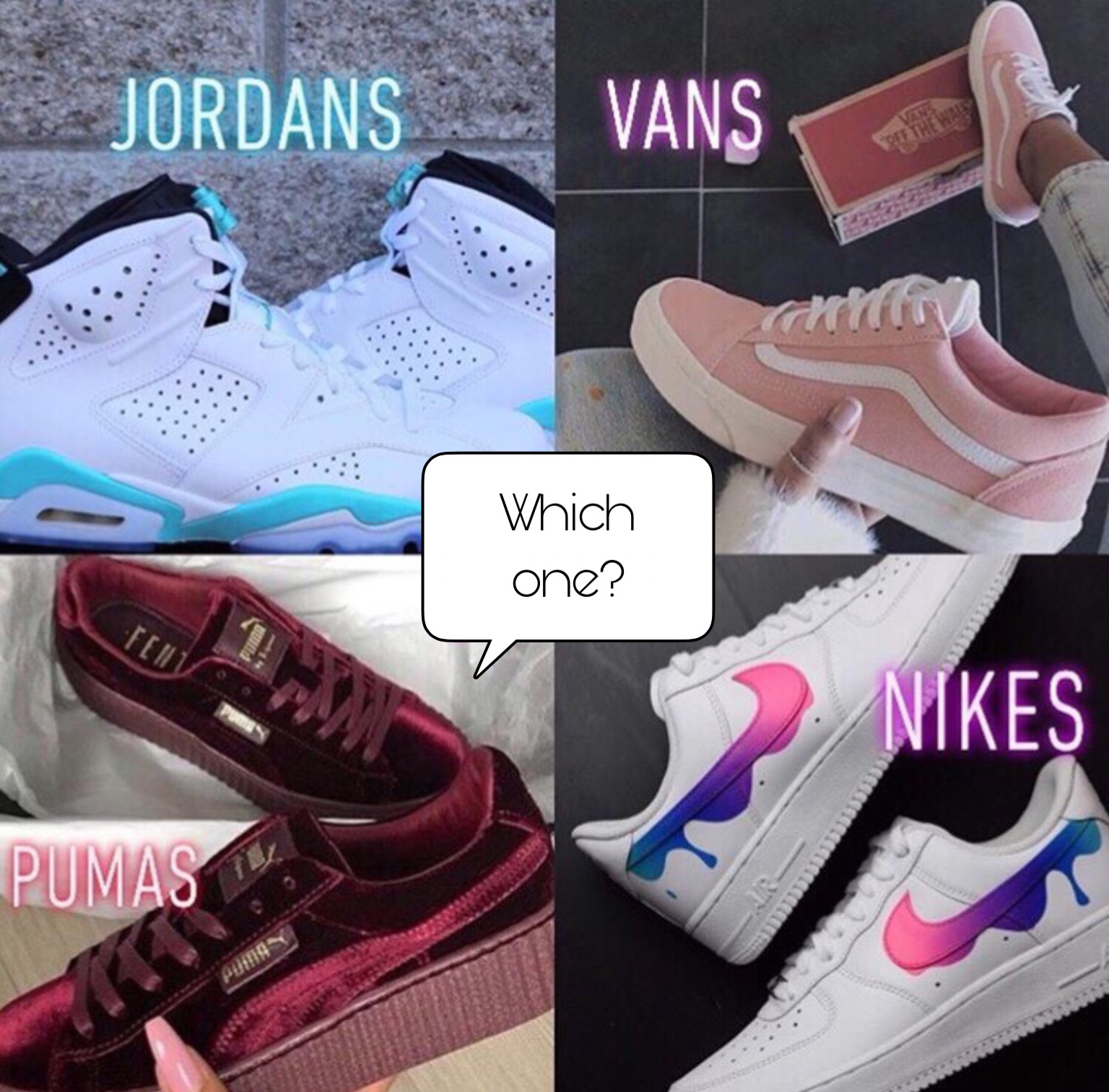 jordans and nikes