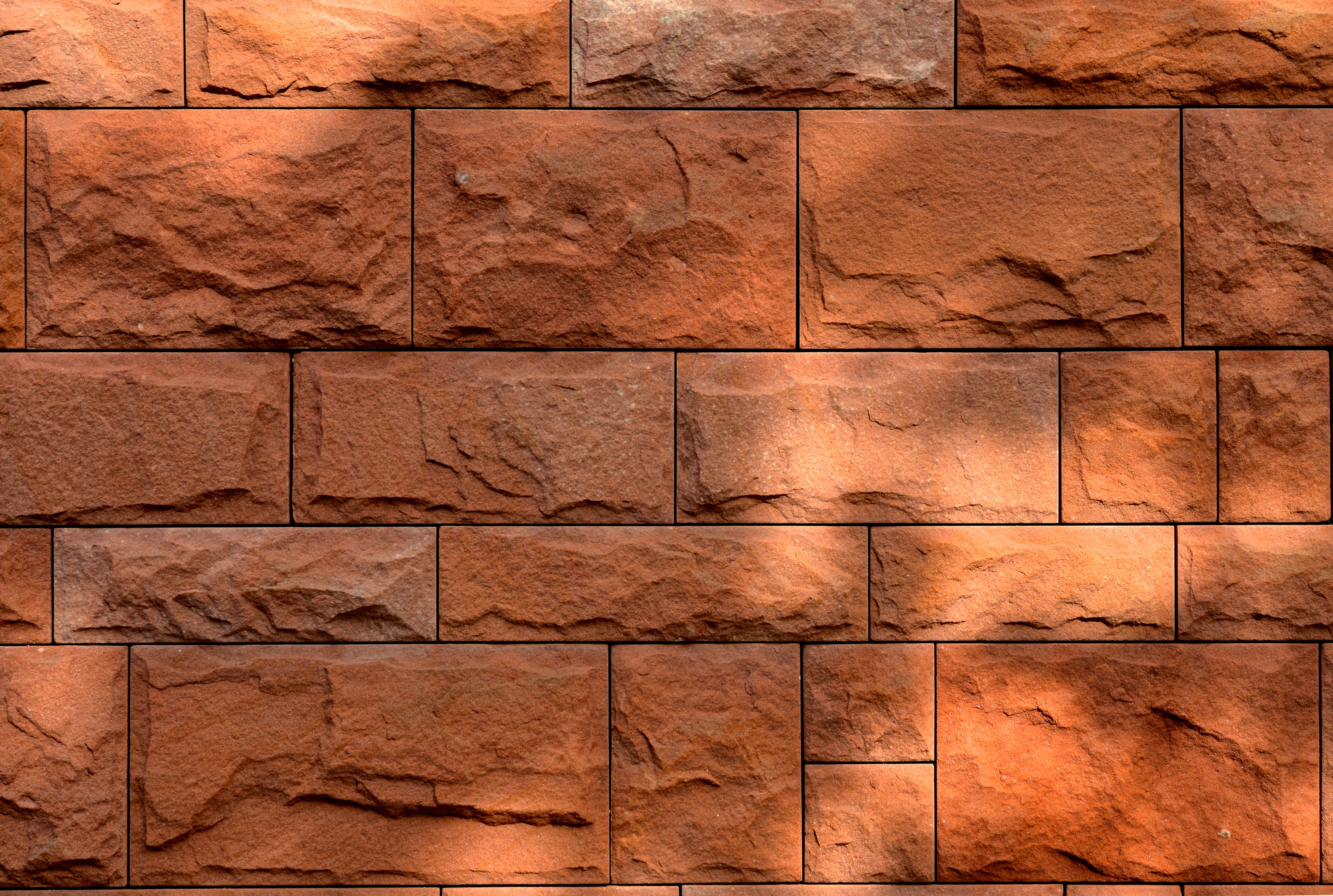 Stone brick wall