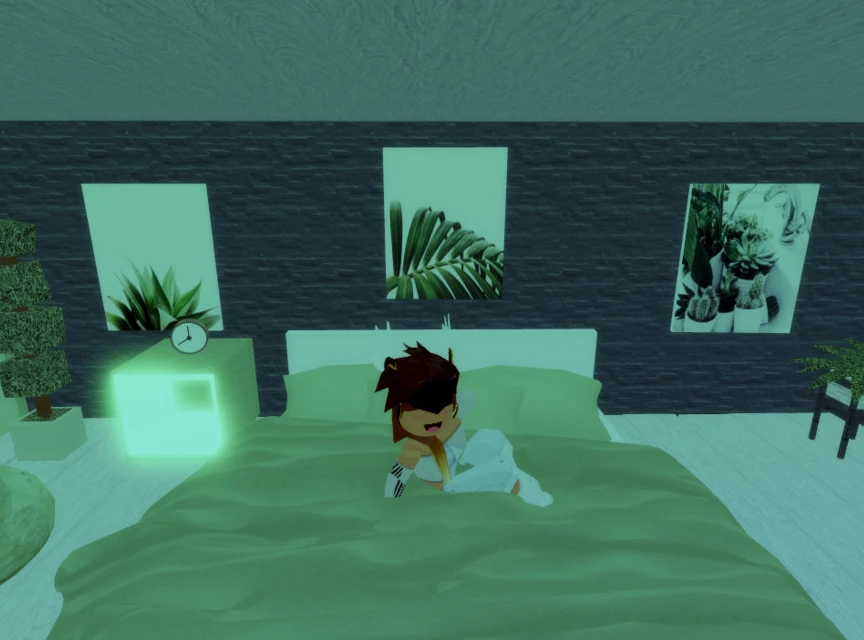 Aesthetic Roblox Green Background