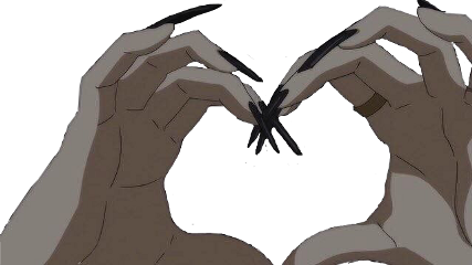 hands anime gotch emo black freetoedit