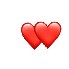 heart red iphone emoji iphoneemoji freetoedit