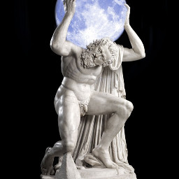 freetoedit moon statue aesthetic aestheticedits srcfullmoon