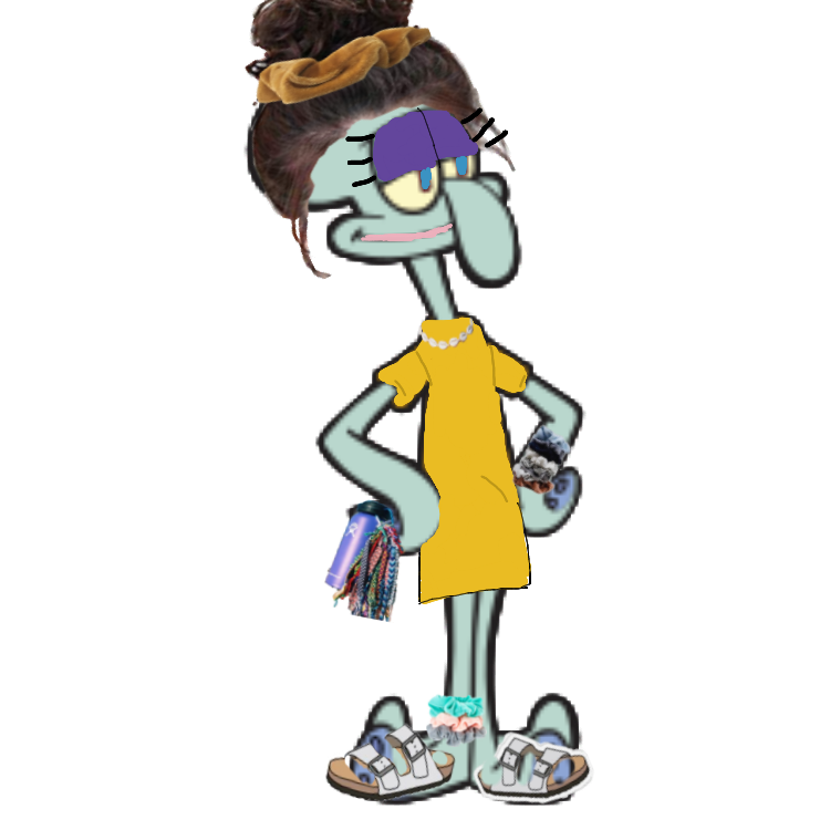 squidward vsco freetoedit sticker by @little_ehugirl21