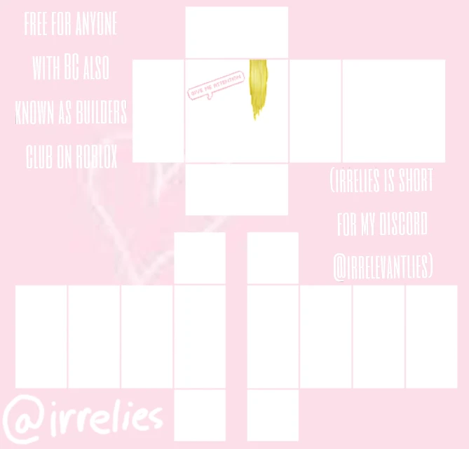Robloxtemplate Free Free Roblox Image By Soulviv