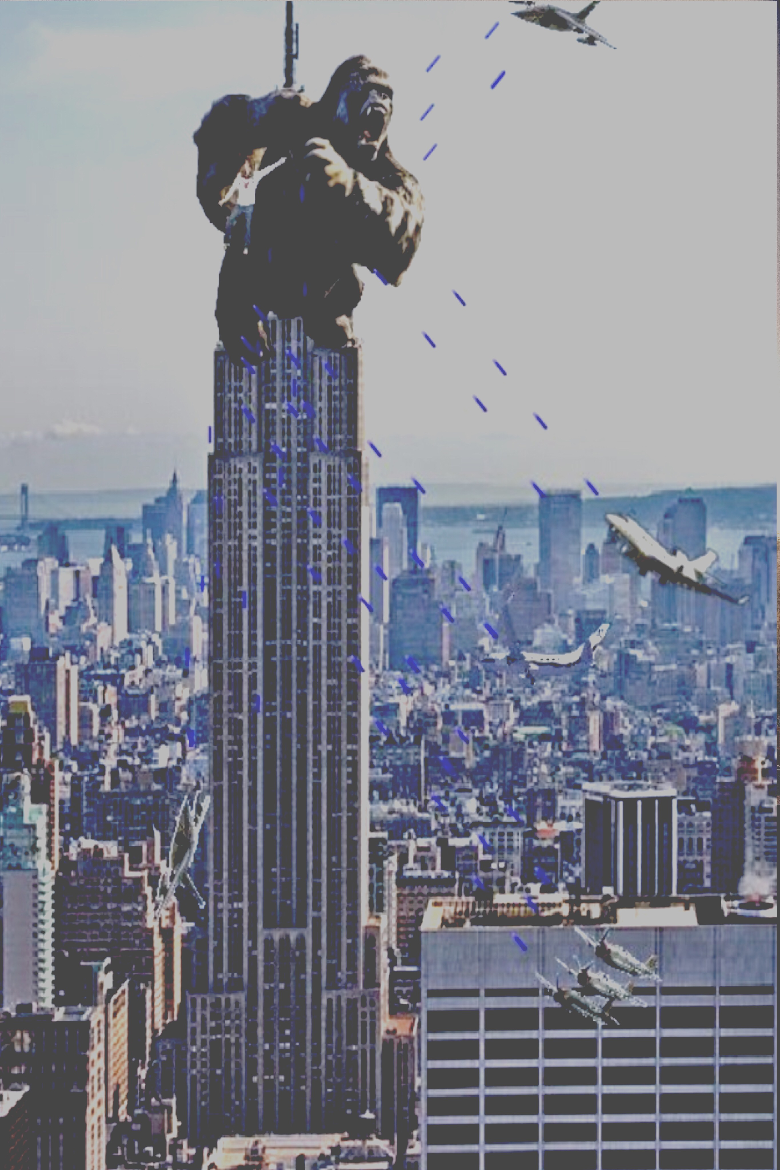 kingkong empirestatebuilding planes shooting freetoedi...