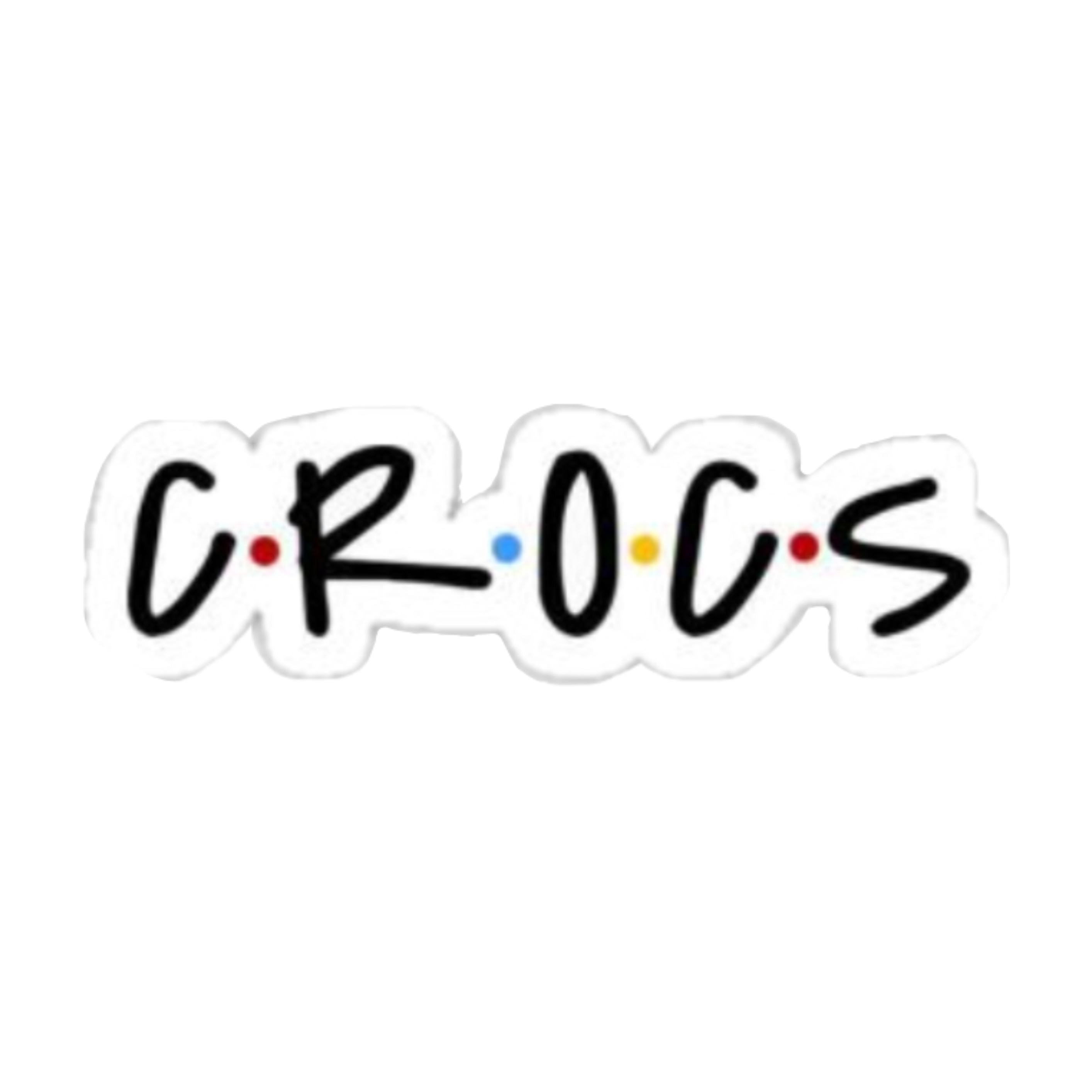 white crocs sticker