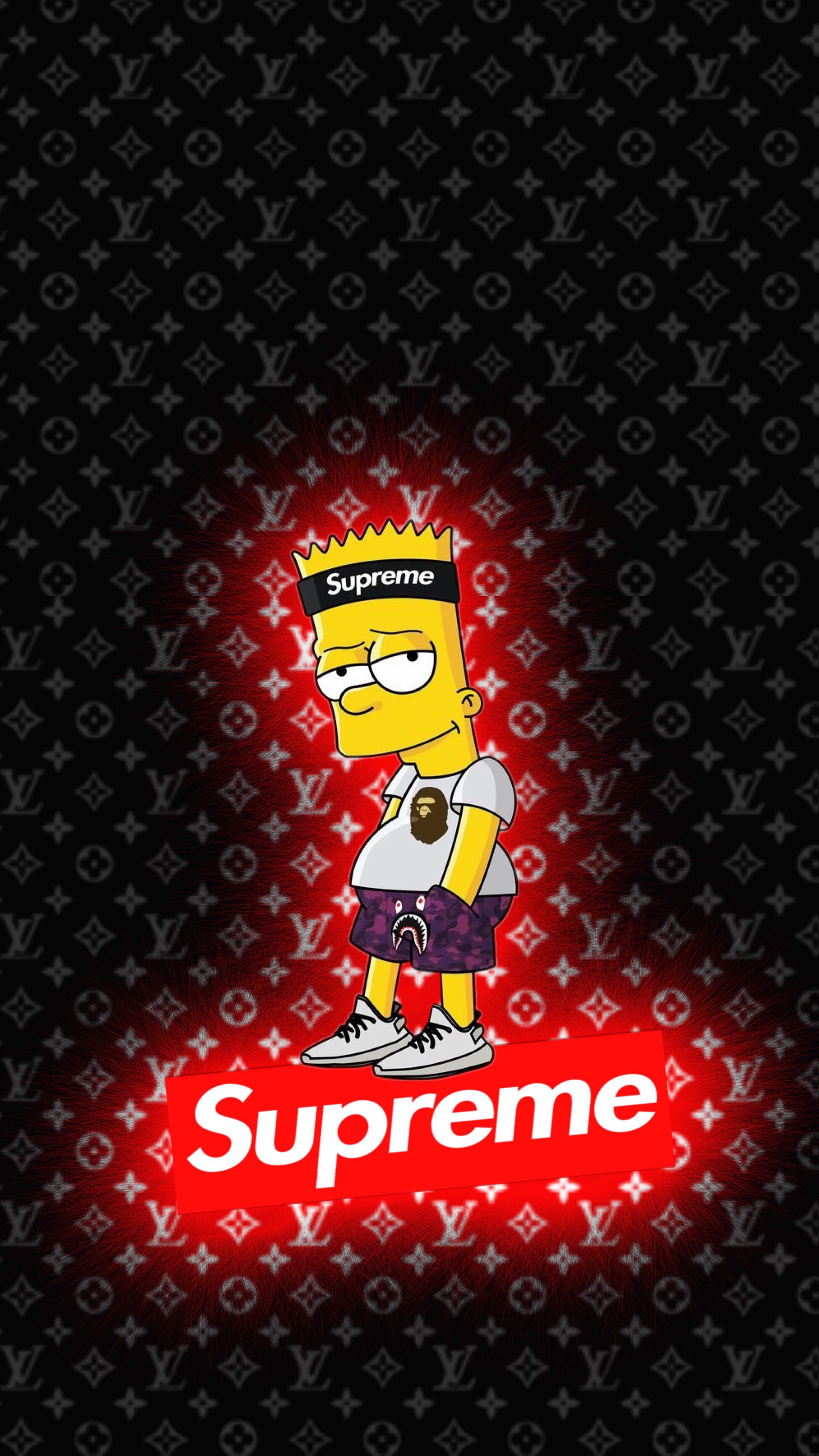 Featured image of post Bape Supreme Bart Simpson Wallpaper Xo tour llif3 bart simpson supreme
