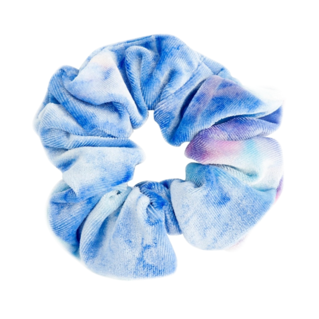 Scrunchie sticker blue