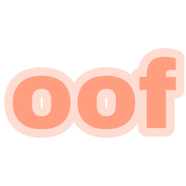 Oof Aesthetictumblr Aesthetic Sticker By Cutegirl - aesthetic logo for roblox