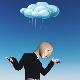 ircblackandblue blackandblue freetoedit cloud raincloud