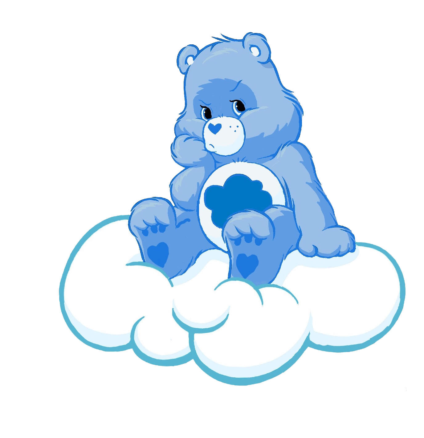 dark blue care bear