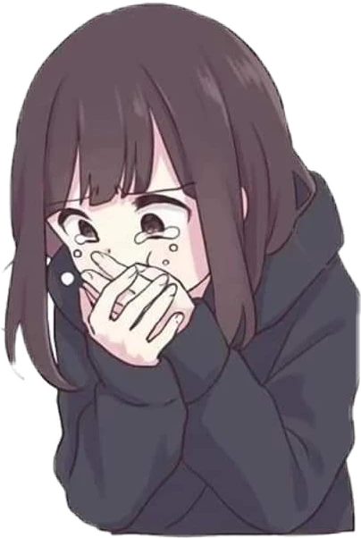 anime girl ugh Sticker by M Hernández