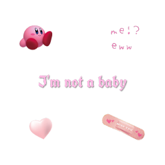 baby pink curby cute aesthetic freetoedit