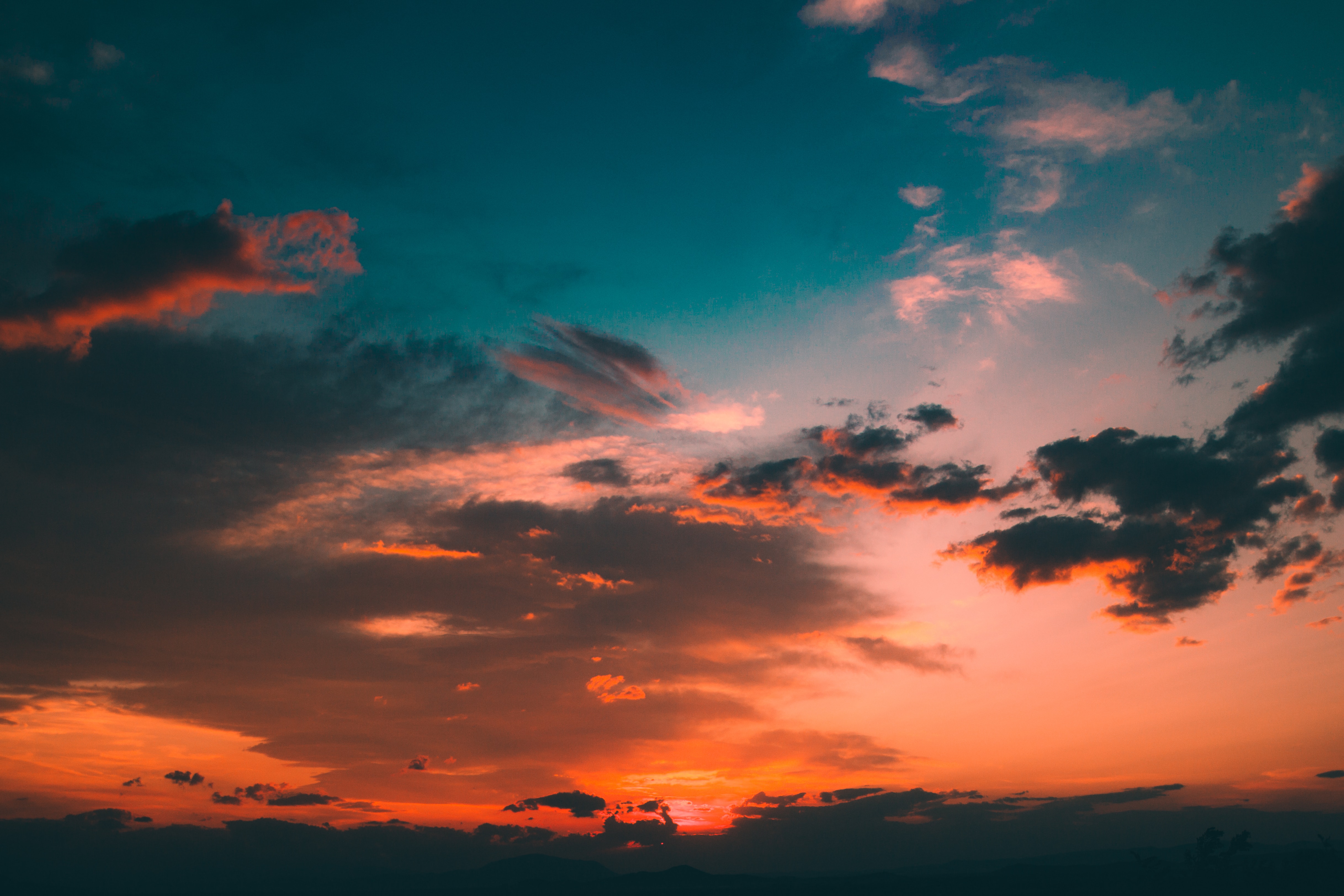 sky clouds sunset background 307527956177201 by @freetoedit.