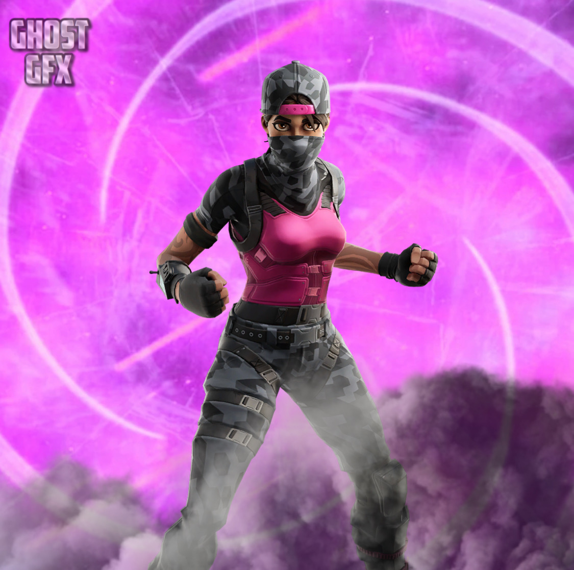 Download Pink Grey Mask Image By Vibez PSD Mockup Templates