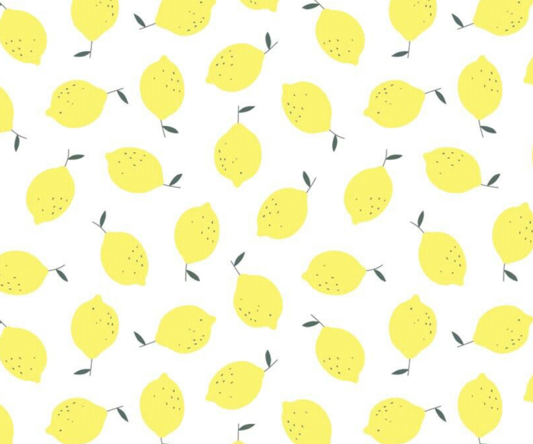 Фон с мелкими лимончиками