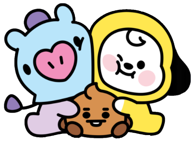 Bt21 Stickers Png - Free Logo Image