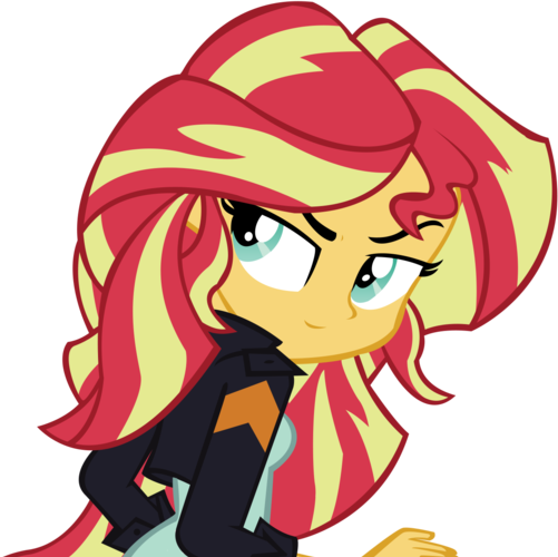 sunsetshimmer mlpeg sticker by @flutterkillerrainbow