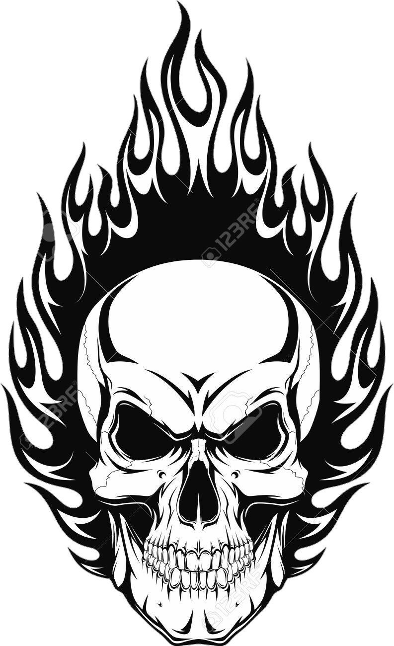 This visual is about skull skullflames flames tattoo drawn freetoedit #skul...