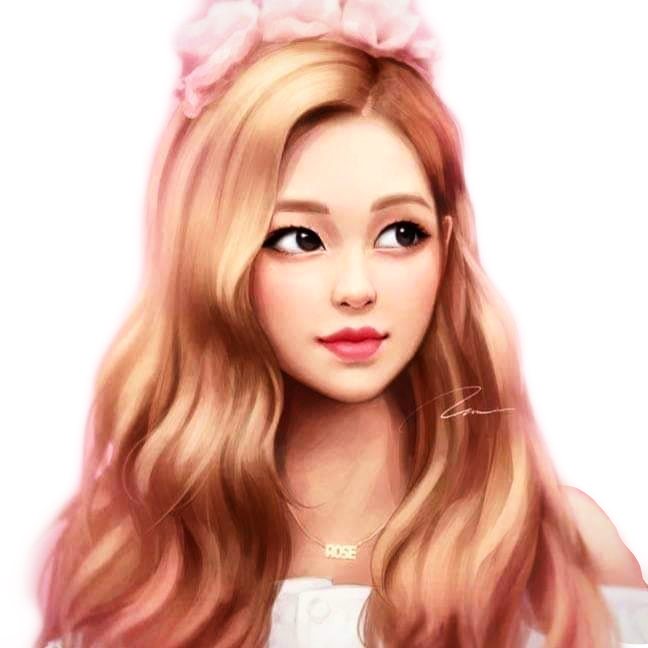 View Rose Blackpink Drawing with HD Background