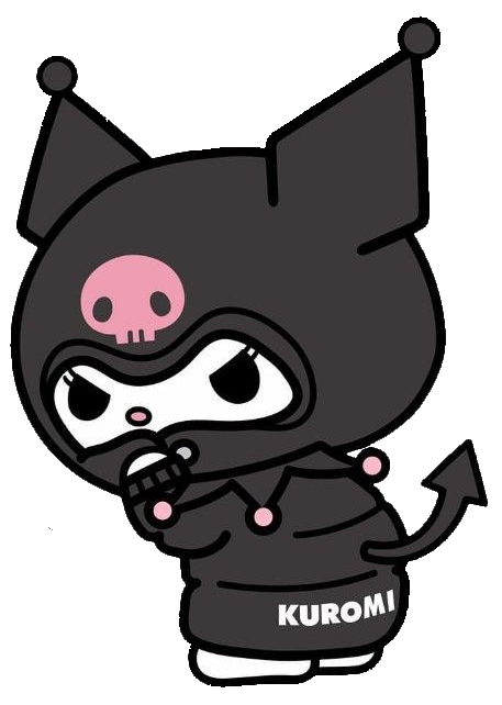 Kuromi Winter Ninja Sanrio Sticker By Love Sanrio