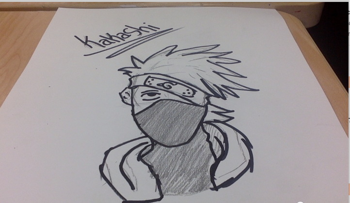 Kakashi Im In Are And I Wanted To Draw Kakashi