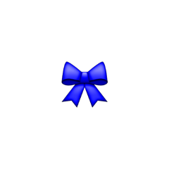 blue bow bowemoji emoji blueemoji freetoedit
