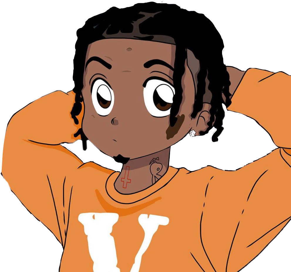 This visual is about playboicarti playboi rapper anime animerap freetoedit ...
