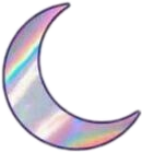 picsart stiker moon holografico sticker by @marielenachi