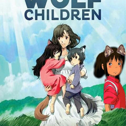 wolfchildren anime editing freetoedit