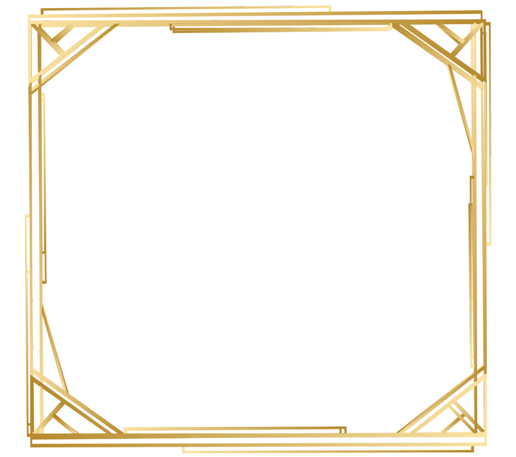 Geometric Gold Frame Border Png | Porn Sex Picture
