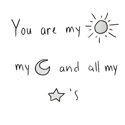 Sun Moon Quote Planet Aesthetic Tumblr Sticker By Cj