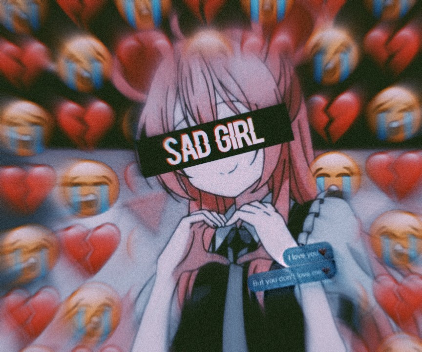 Anime Girl Sad Pic gambar ke 14