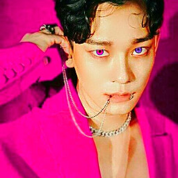 freetoedit chen pink obsession exo