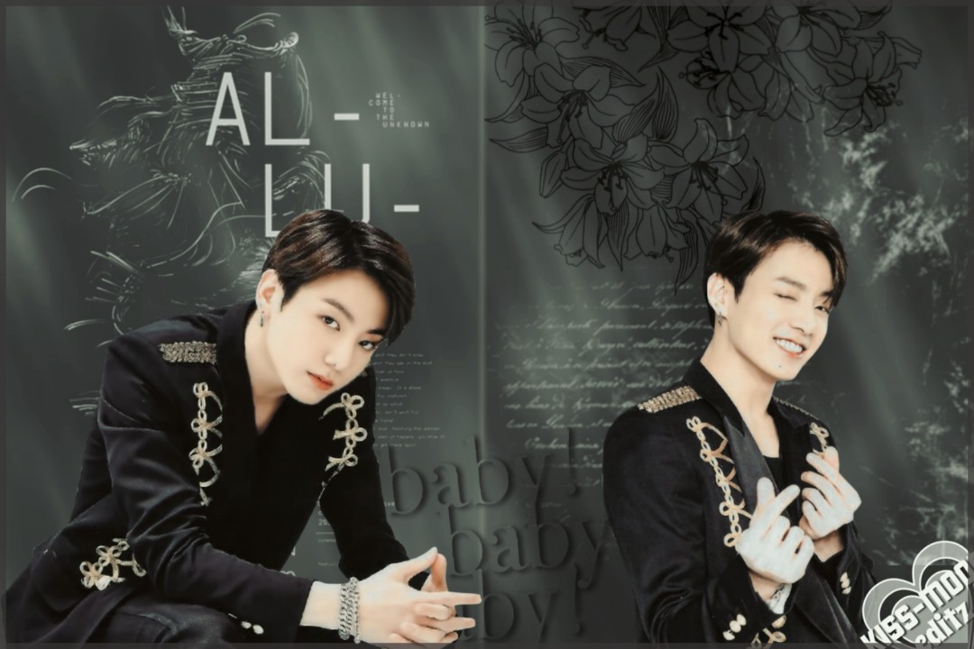 ðŸ´Black aesthetic edit with Jungkook