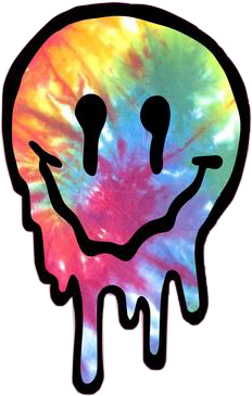 Trippy Smiley Tiedye Tumblr Sticker By Cs Designs Slanted smiley face png transparent: trippy smiley tiedye tumblr sticker by