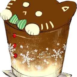 schotchocolate hotchocolate chocolate cat cute freetoedit