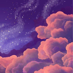 freetoedit clouds newyearseve purple aesthetic