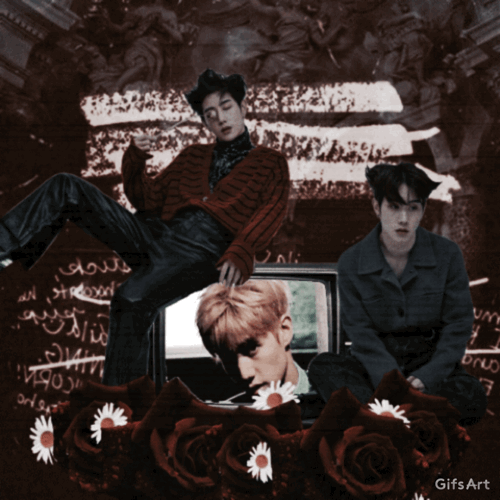 Marktuan Got7 Dark Red Aesthetic Gif Gifart Gif By