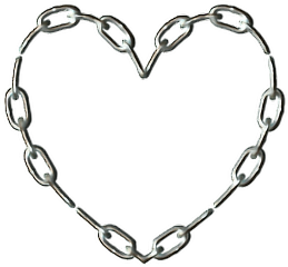 chain aesthetic chainheart goth egirl freetoedit
