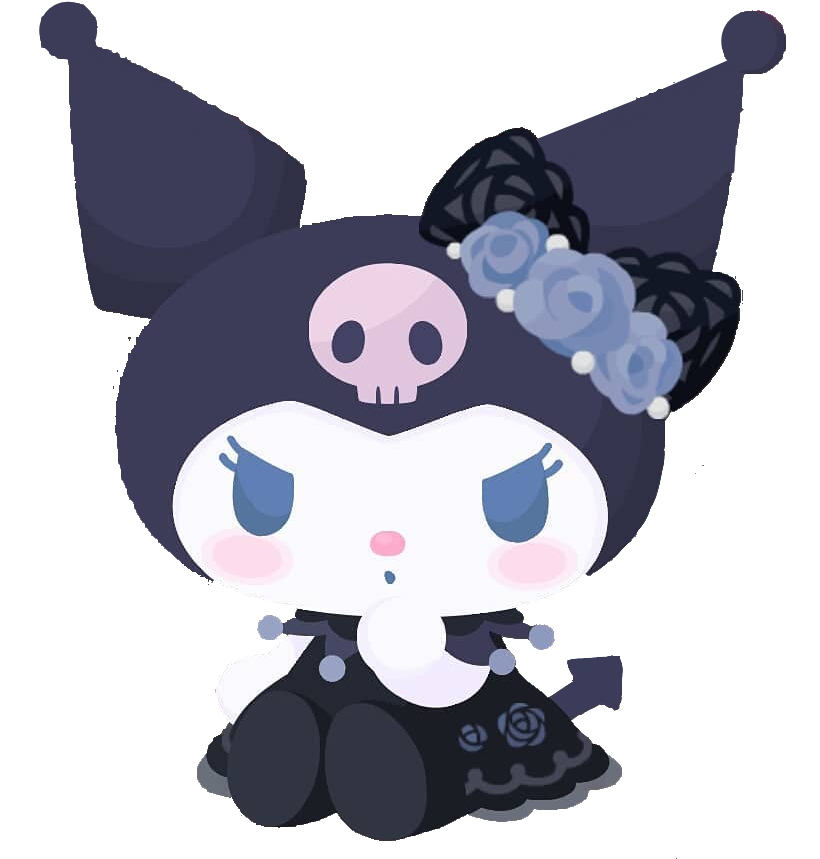 kuromi rose halloween freetoedit sticker by @love_sanrio