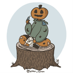 bitter pumpkin spookyscaryskeletons redraw fall