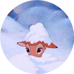 bambi cartoon disney cute snow freetoedit