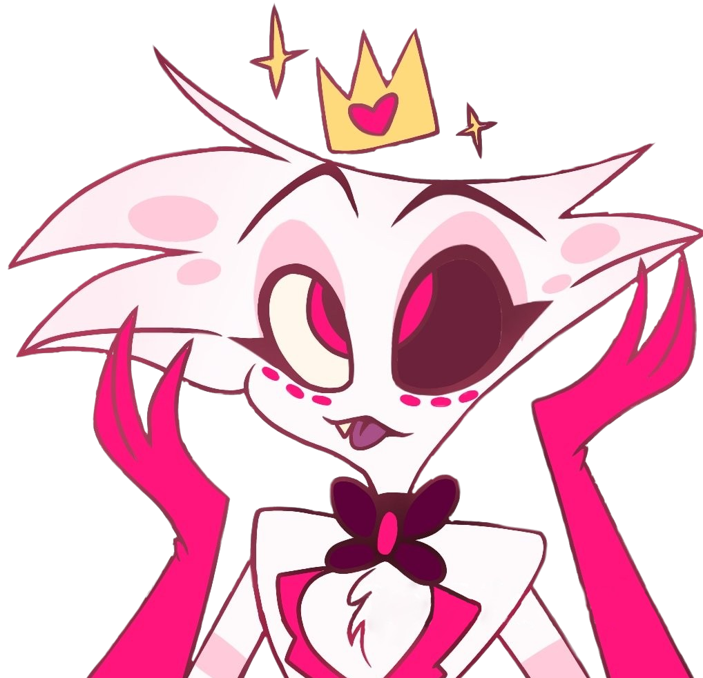 Angeldust Hazbinhotel Sticker By @0dusven