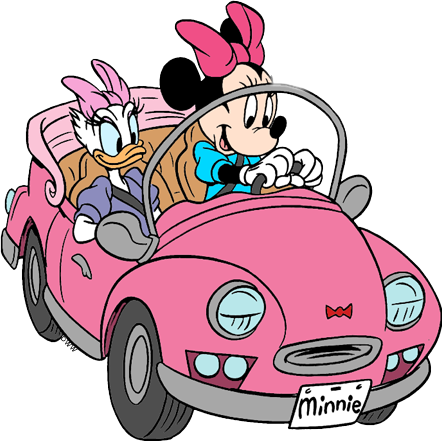 minnie mouse car cartoon