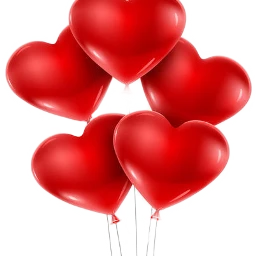 balloons hearts freetoedit scballoons
